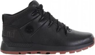 Timberland Sprint Trekker Mid Full Grain Boots - Heren - Veterlaarzen - Zwart - 40 EU - Leer - Schoenen