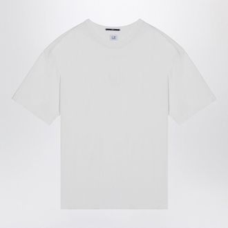 C.P. Company White Cotton Crew Neck T Shirt
