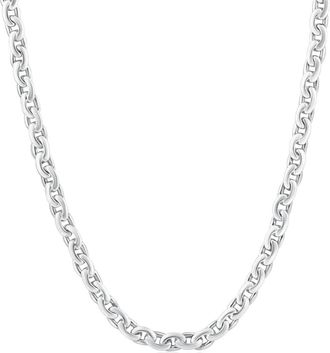 Pompeii3 Mens Round 14k Gold (40gram) or Platinum (75gram) 5mm Link Chain Necklace 20