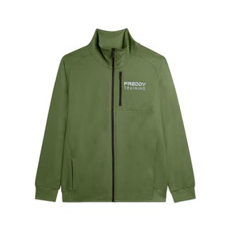 Freddy Felpa zip con taschino e cuciture sportive