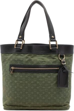 Louis Vuitton Pre-owned Tote Bags, female, Green, Size: ONE SIZE Pre-owned Vintage Monogram Canvas Tote Bag