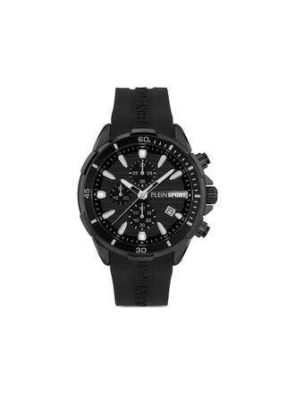 Plein Sport Impact 46mm horloge - Zwart
