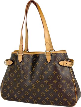 Louis Vuitton Brown Monogram Shoulder Bag Tote Bag (Pre-Owned)