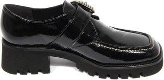 Pons Quintana Philip Wo Loafers - Dames - Laarzen met Hak - Zwart - 40 EU - Leer - Schoenen