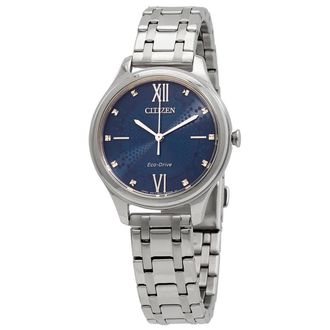 Citizen Eco-Drive Blue Dial Elegant Ladies Watch EM0500-73L