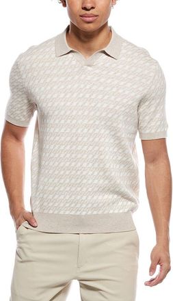 Raffi Jacquard Collar Polo Shirt
