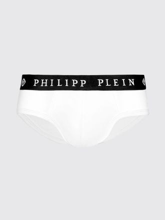 Philipp Plein Slip in cotone stretch con logo