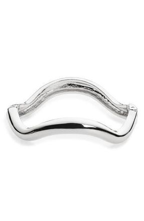 Nordstrom Rack Wavy Hinge Bracelet in Silver at Nordstrom Rack