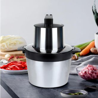 OEM Picadora De Carne El&eacute;ctrica (1500 W) - Bol De 6 Litros Con 4 Cuchillas De Acero Inoxidable - 2 Velocidades - Desmontable Para Facilitar La Limpieza