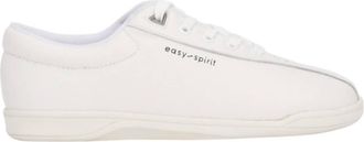 Easy Spirit Womens Ap1 Leather Walking Shoes In White