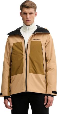 Peak Performance Edge Insulated Jacket - Heren - Ski Jassen - Veelkleurig - XL - Leer - Fitness
