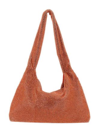 Kara Womens Shoulder Bag Armpit Orange Polyester