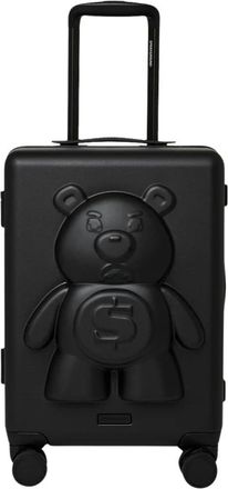 Sprayground Sprayground - Moneybear Mogul handbagagekoffer - unisex - Koffers - Zwart - Maat: ONE Size Satijn