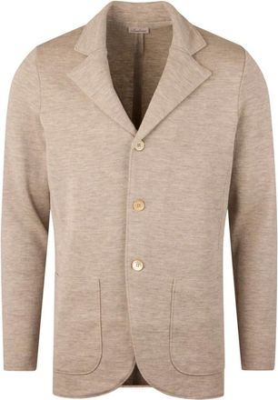 Stenstr&ouml;ms Milano Knitted Merino Blazer - male - Stenstr&ouml;ms - Blazers - Beige - L - Jackets