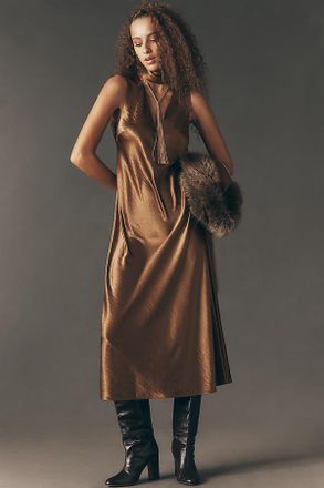 Rails Lorenza Silky Sleeveless V-Neck Midi Dress