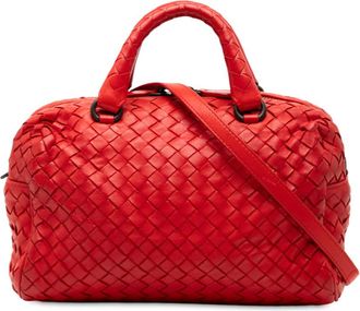 Bottega Veneta Pre-owned Bottega Veneta Mini Nappa Intrecciato Boston Bag B05557511A