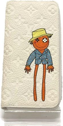 Louis Vuitton Monogram White Long Wallet (Bi-Fold) (Pre-Owned)