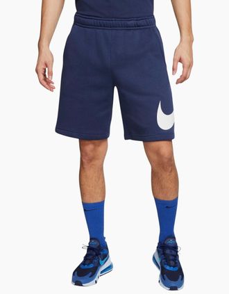 Nike Mens Nike Mens Shorts Terry Summer Comfort Half Pants - Navy - Size: 33/32/32