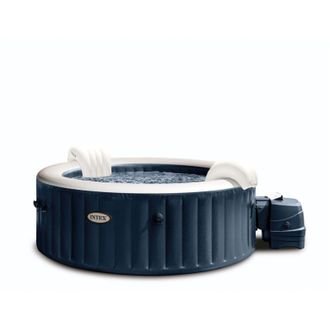 Intex 28430 Spa piscina idromassaggio Bubble Massage Navy 4 posti 196 x 71 cm con pompa filtro telo borsa trasporto