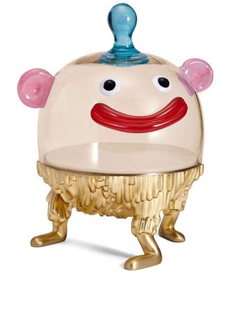 L'OBJET X Haas Brothers Fox small-cake-stand - unisex - Brass/glass - One Size - Neutrals