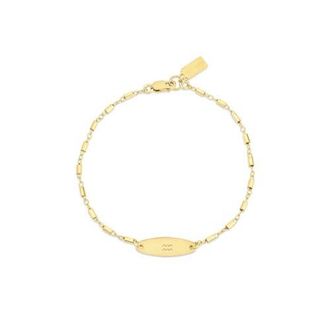 Set & Stones Zodiac Sign Bracelet in Gold /Aquarius at Nordstrom