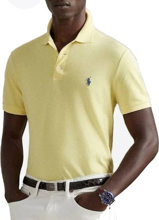 Polo Ralph Lauren Cotton Mesh Polo Shirt, Size Medium