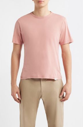 Merz b. Schwanen PIMATEE01 Organic Cotton Tee in Rosewood at Nordstrom, Size Xx-Large