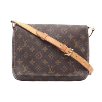 Louis Vuitton Pre-owned Cross Body Bags, female, Brown, Size: ONE SIZE Pre-owned Canvas Cross Body Bag