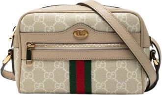 Gucci Pre-owned Cross Body Bags, female, Beige, Size: ONE SIZE Pre-owned Crossbody Bag