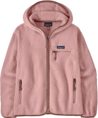 Patagonia Retro Pile Hoody Fleecejacke f&uuml;r Damen | rosa