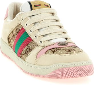 Gucci Womens Multicolor Calfskin Low Top Sneakers