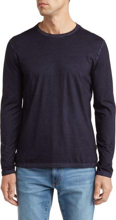John Varvatos Crewneck Long Sleeve T-Shirt in Ink Blue at Nordstrom Rack, Size Xx-Large