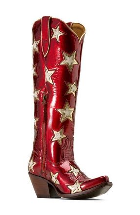 Ariat Casanova Star X Toe Western Boot in Cherry Heat at Nordstrom, Size 9.5