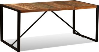 vidaXL Mesa De Comedor De Madera Maciza Reciclada 180 Cm Vidaxl