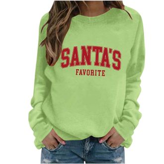 Generic Ugly Christmas Jumpers for Women Uk Christmas Sweatshirt Uk Sweatshirt Without Hood Cosy Jumpers Women Funny Sweaters for Pattern Sweaters Long Sleeve