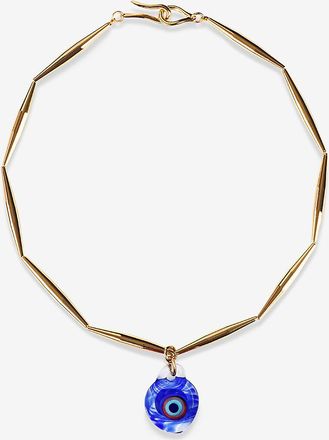 Tohum Design Goldene Choker-Kette Lumia Evil Eye