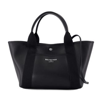 Balenciaga Navy Revamp Small Shopper Bag