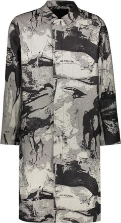 ISO.POETISM Iso.poetism, Jassen, Heren, Zwart, M, Katoen, Katoenen Trenchcoat