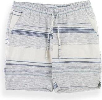 Sovereign Code Mens Passport Shorts in White Stripe at Nordstrom, Size X-Large