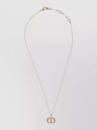 Valentino Garavani ovalette chain necklace adjustable length design