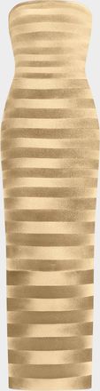 Hérve Léger The Nia Strapless Bandage Gown