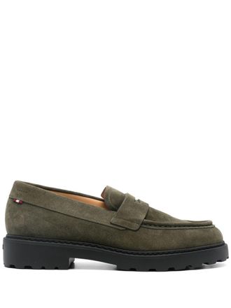 Bally suede green loafers - Gem