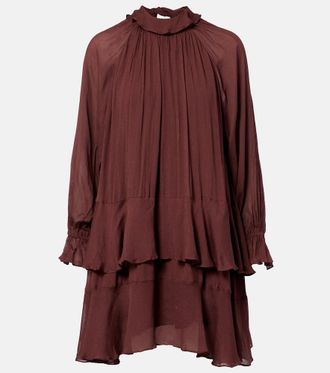 Poupette St Barth Dina ruffled minidress