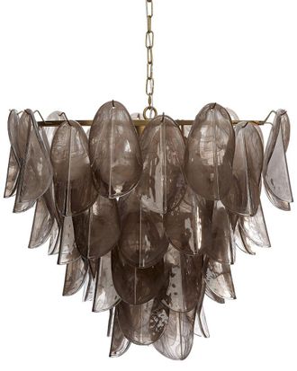 Jamie Young Co. Magnolia 10-Light Quartz Glass Chandelier
