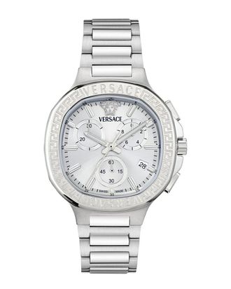 Versace Womens V-Chrono Square Watch