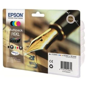 Epson Cartucho De Tinta Original Epson N&ordm;16 Xl Alta Capacidad Multipack/ Negro/ Cian/ Amarillo/ Magenta