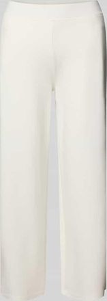 Milano Milano Italy Straight Fit Stoffhose aus Viskose-Mix in Offwhite, Gr&ouml;&szlig;e XS