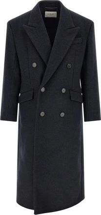 Saint Laurent Hombre, Abrigos, Azul, Talla: L