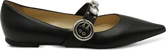 Jimmy Choo London Ballerine Gela con cristalli - Nero
