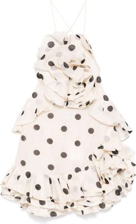 Zimmermann Minigonna Crush - Bianco